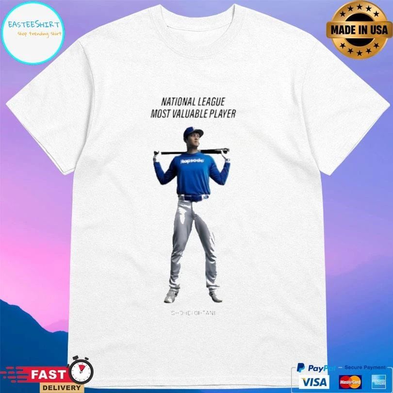 Shohei Ohtani National League MVP Most Valuable Player T-shirts