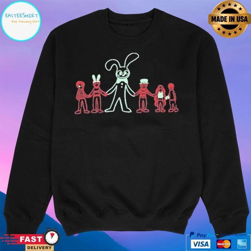 Bonnyjlox Rabbit Glows In The Dark T-shirts