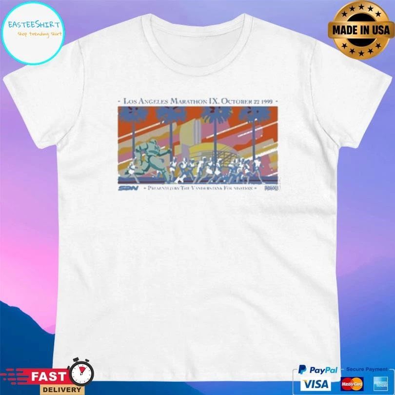 SDN Fun Run Los Angeles Marathon Ix October 22 1999 T-shirts