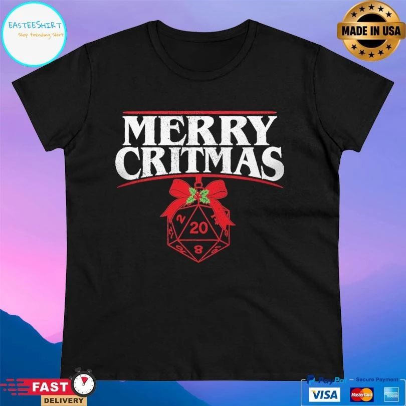 Merry Critmas D20 Christmas 2025 T-shirts