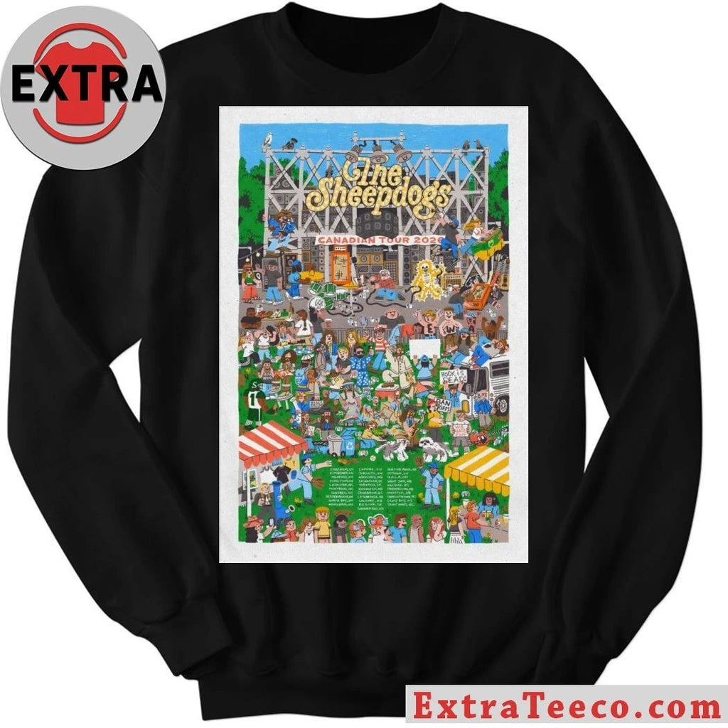 Original The Sheepdogs Canadian Tour 2026 Poster Shirt