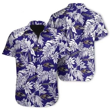 Baltimore Ravens Tropical Paradise Hawaiian Shirt