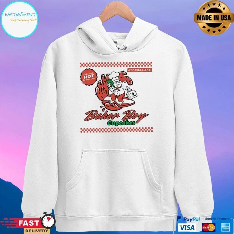 Baker Boy Cupcakes Pizza T-shirts