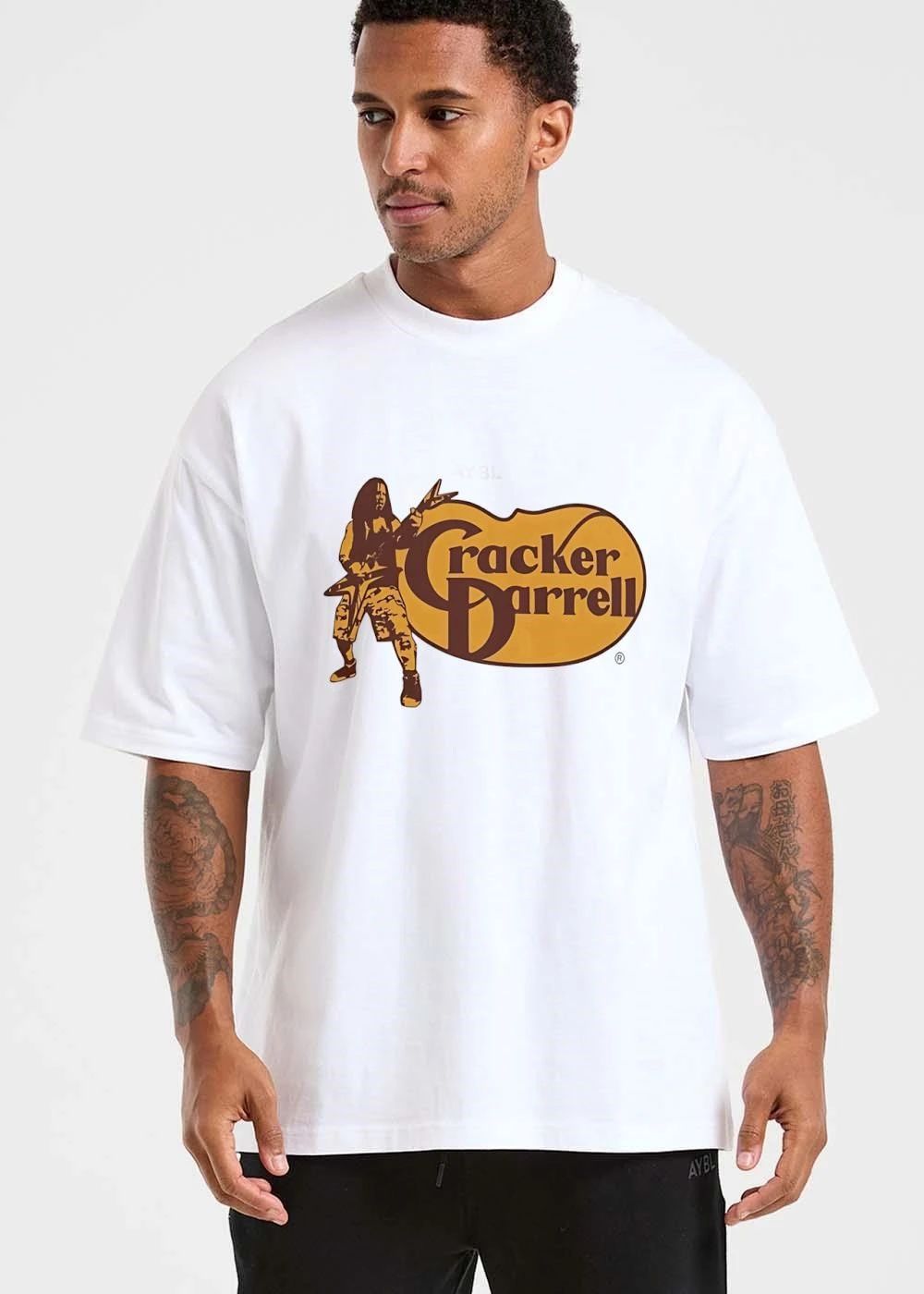 Cracker Darrell Heavy Metal Guitarist Camo Shorts Parody Logo shirt