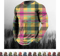 New Long Sleeve Men's T Shirt Pattern T Shirts Clothing Casual REGULAR SIZING