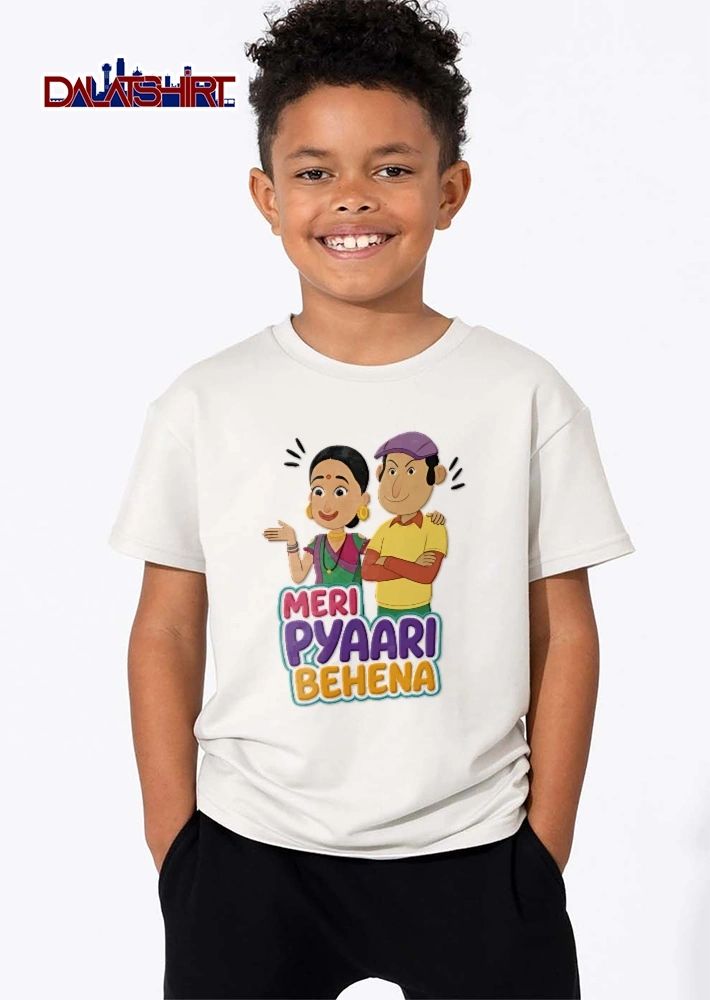 Meri Pyaari Behena Cartoon Indian Brother Sister Characters shirt