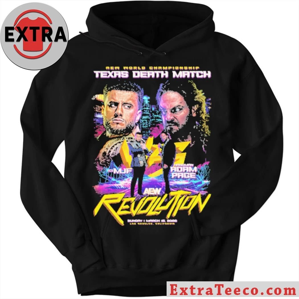 AEW Revolution 2026 Matchup MJF vs Hangman Adam Page Shirt