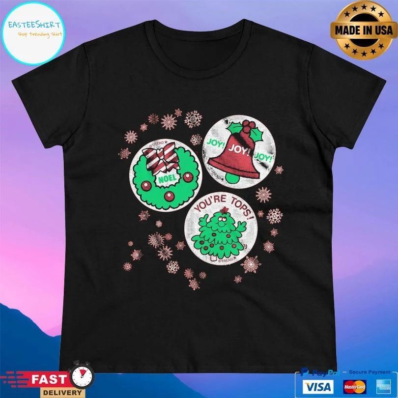 Christmas Trio Scratch N Sniff Noel Joy You’re Tops T-shirts