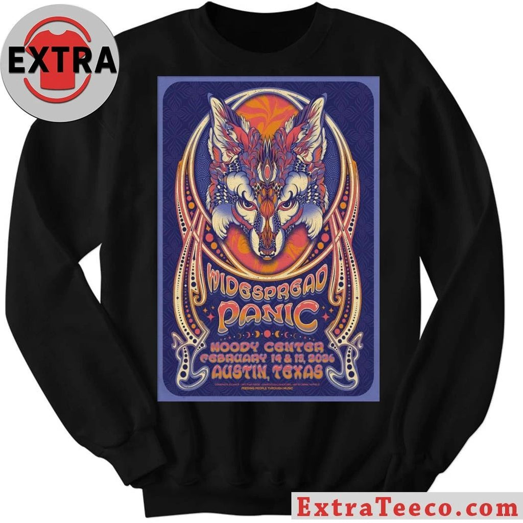 Original Widespread Panic Austin TX On Feb 14-15 2026 Tour Poster Shirt