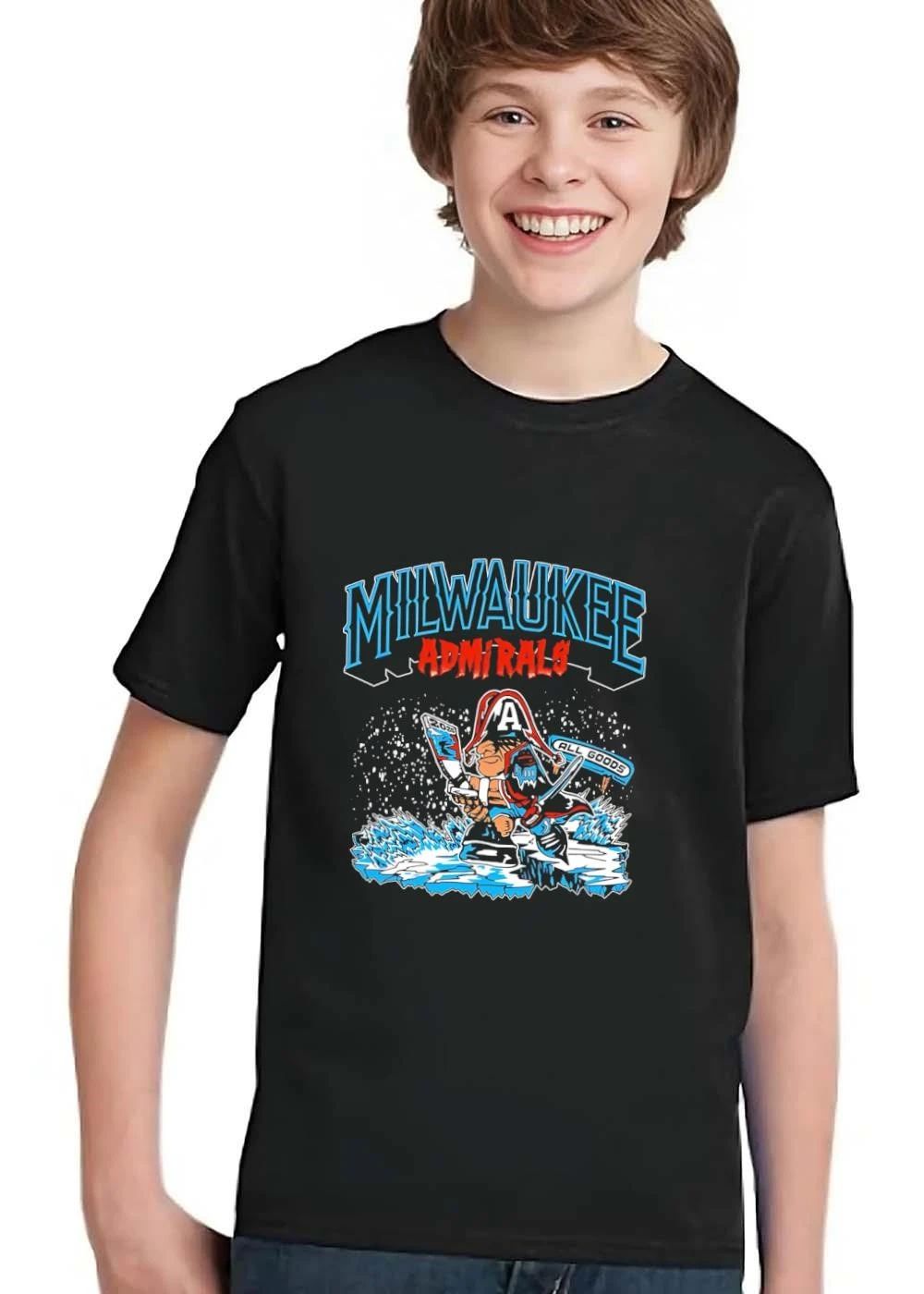 Milwaukee Admirals All Goods 2020 Cartoon Pirate Mascot Ice Hockey shirt