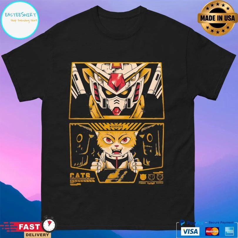 Amuro The Cat Warning Cats T-shirts