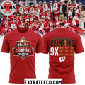 Wisconsin Badgers Ice Hockey 2026 NCAA National Champions Logo Two Sided Shirt