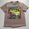 Vintage Hanes Beefy-T Size Large 90s Dirt Track Racing USA Sprint Car Graphic