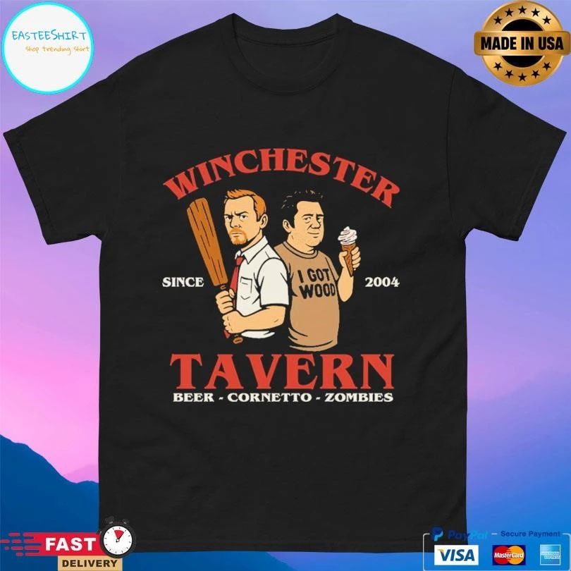 Winchester Tavern Beer Cornetto Zombies Since 2004 T-shirts