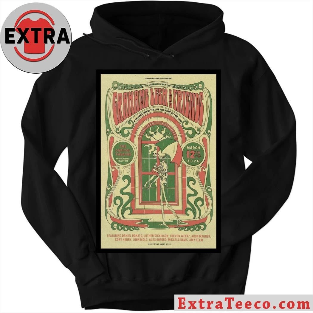 Original Grahame Lesh & Friends A Celebration of the Life and Music of Phil Lesh March 14, 2026 Poster Shirt