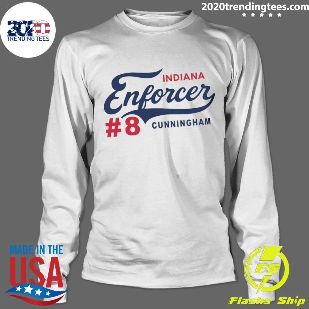 Sophie Cunningham Indiana Enforcer #8 Indiana Basketball Shirt