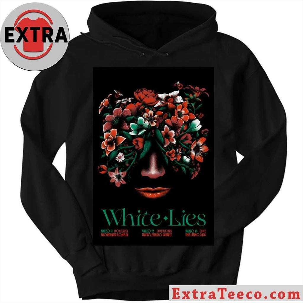 Original White Lies 3 11-3 14 2026 Mexico Tour Poster Shirt