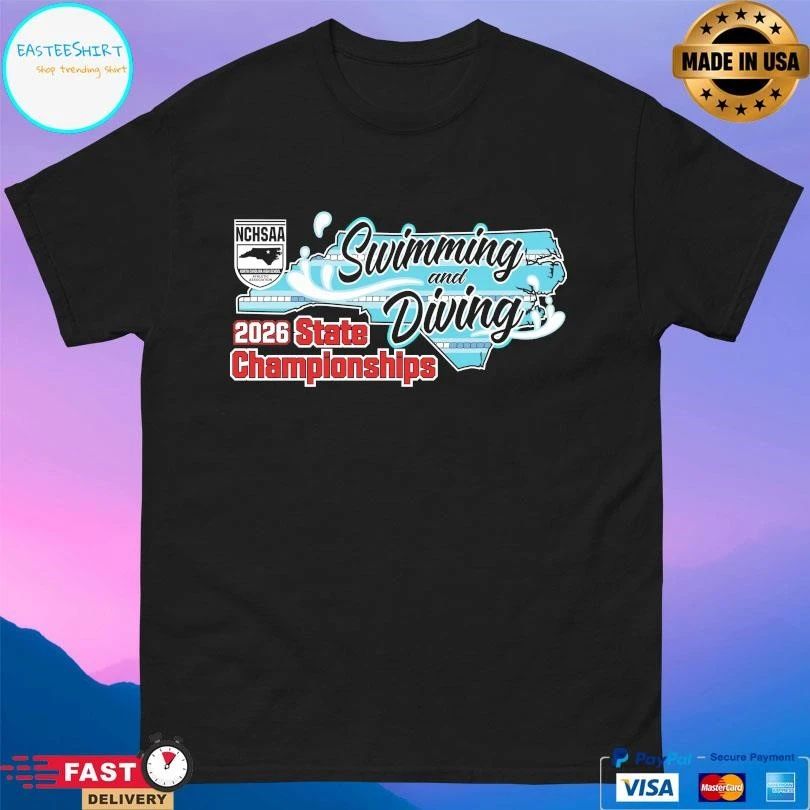 NCHSAA Swimming And Diving State Championships 2026 T-shirts