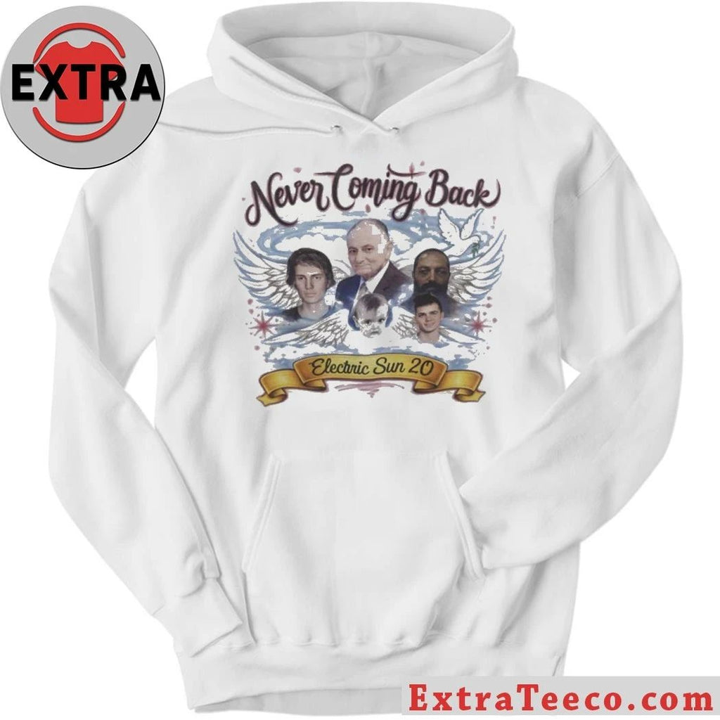 Never Coming Back Electric Sun 20 Shirt