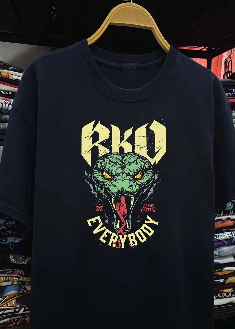 Randy Orton RKO Outta Nowhere Snake Graphic T-Shirt