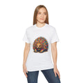 Colorful Spiky Echidna T-Shirt | Rainbow Porcupine Illustration