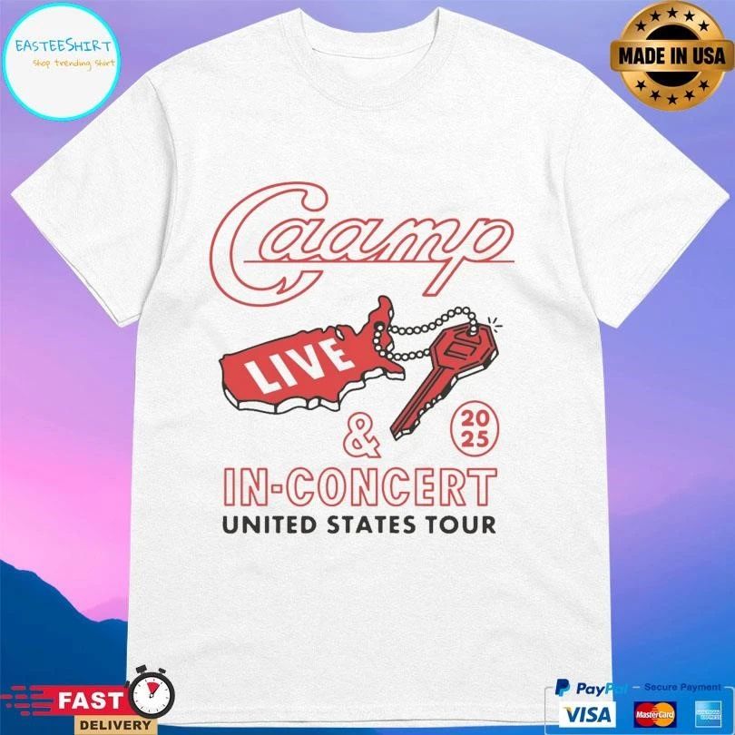 Brothers Keychain Caamp Live And In Concert United States Tour T-shirts