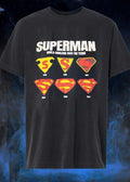 Shield Emblems Over the Years Superman T-Shirt