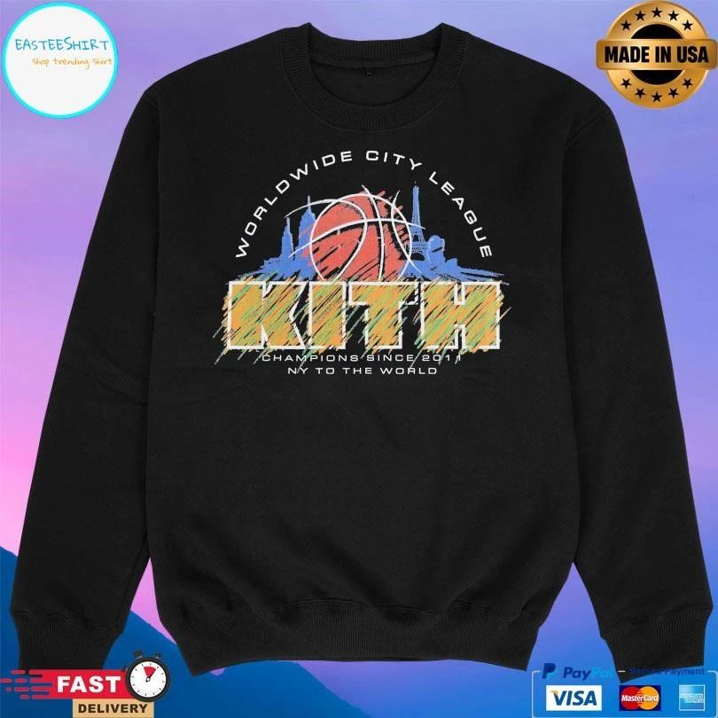 Worldwide City League Kith Champions Since 2011 Ny To The World T-shirts