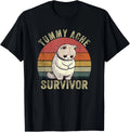 Funny Cat Stomach Ache My Tummy Hurts Tummy Ache Survivor T-Shirt