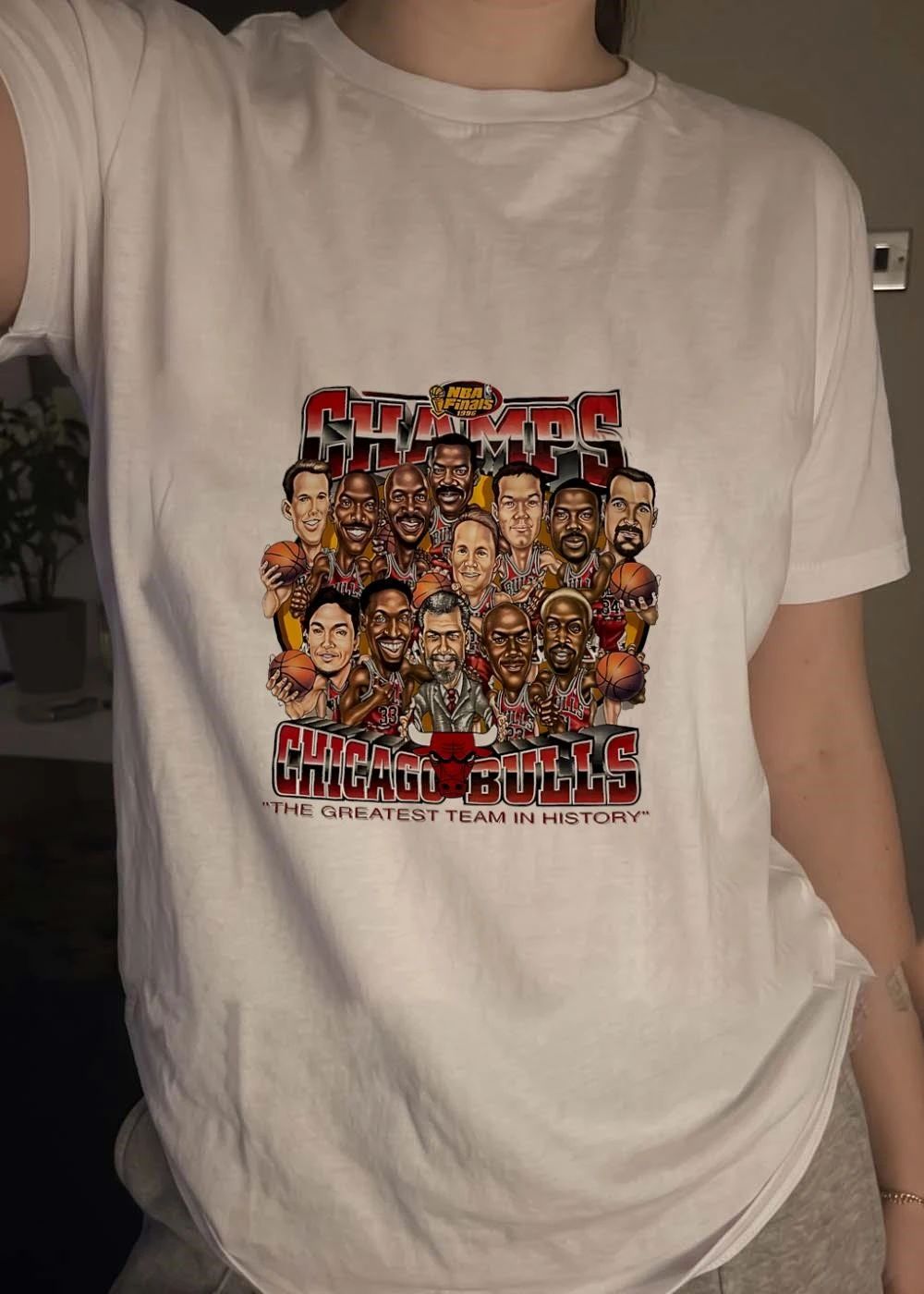 NBA Finals 1996 Champs Chicago Bulls The Greatest Team in History shirt