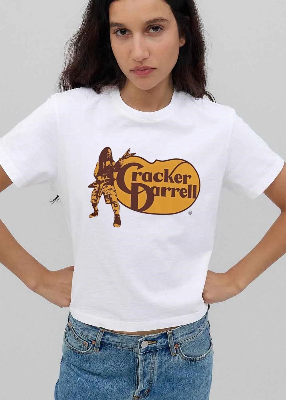 Cracker Darrell Heavy Metal Guitarist Camo Shorts Parody Logo shirt