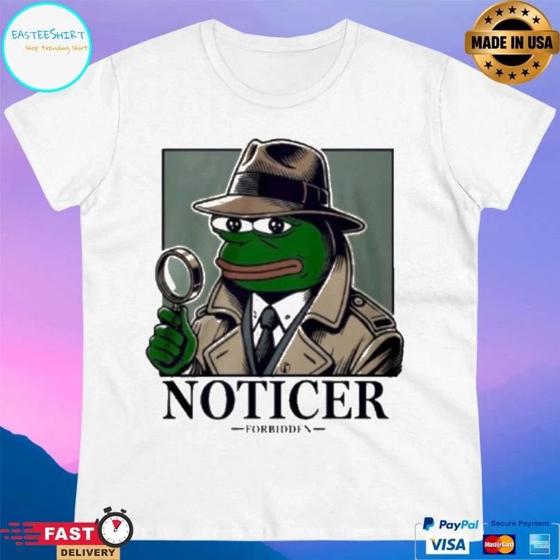 Noticer Pepe Forbidden Frog T-shirts