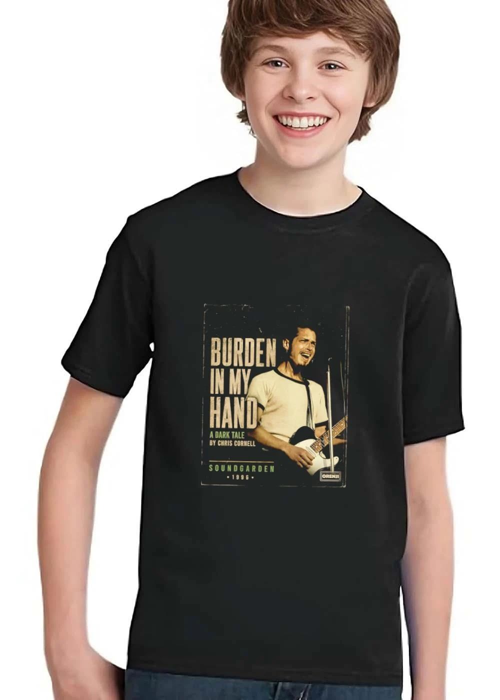 Soundgarden Burden In My Hand A Dark Tale Chris Cornell 1996 Musician Playing Guitar Vintage shirt