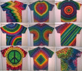New Tie Dye XL Short Sleeve T-shirts 100% Cotton Gildan Grateful Dead