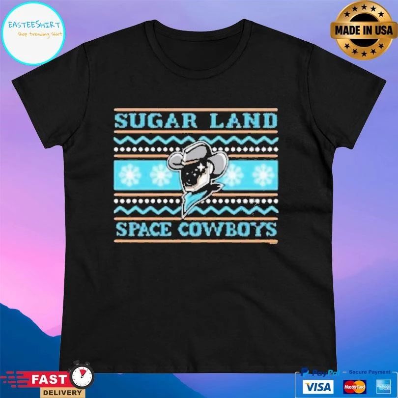 Sugar Land Space Cowboys Bimm Ridder Ugly Christmas 2025 T-shirts