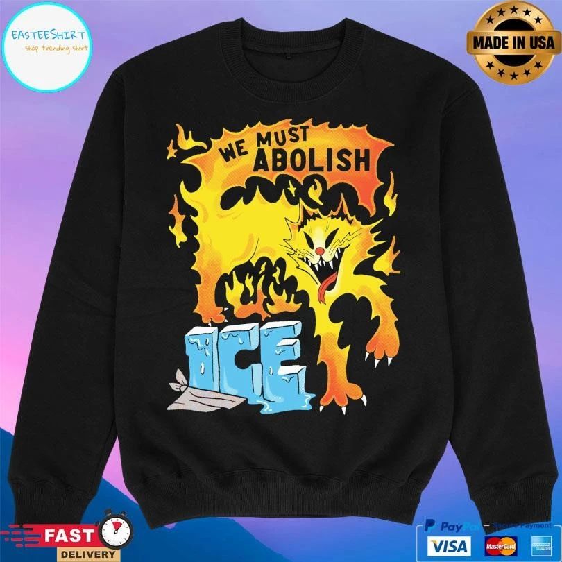 We Must Abolish Ice Pinkgabbercat T-shirts
