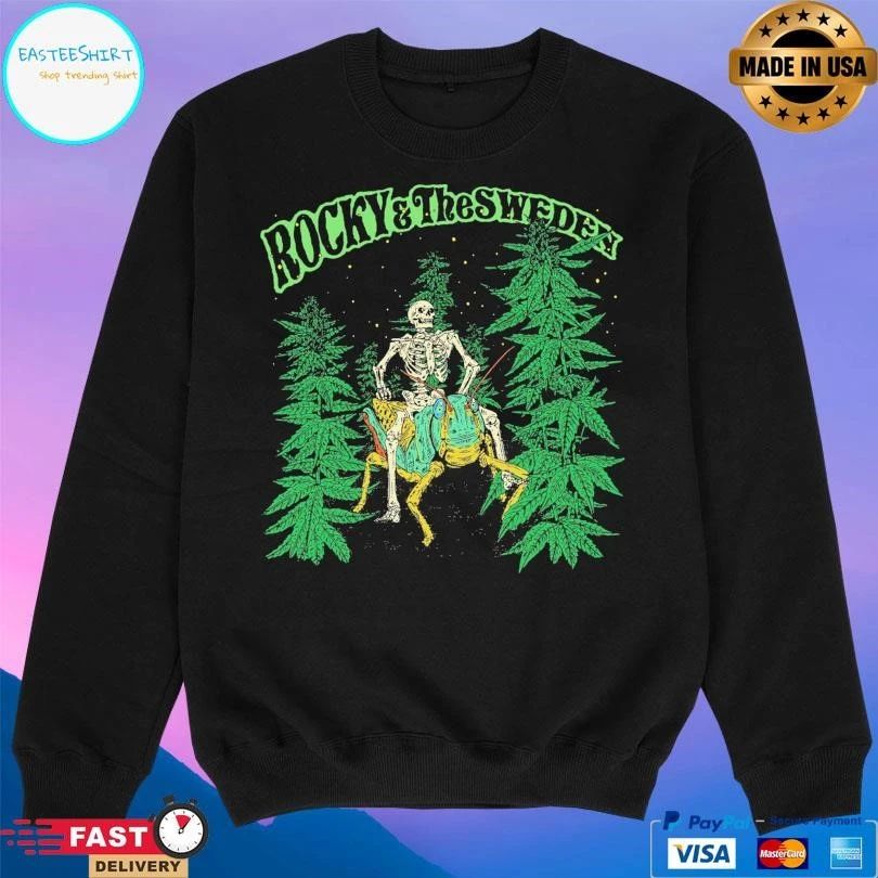 Rocky And The Sweden Punk’s Pot Head T-shirts
