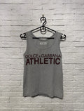 Dolce & Gabbana Athletic Huge Logo Men`s Tank Sz S