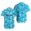 Miami Marlins Logo Beach Vibes Hawaiian Shirt