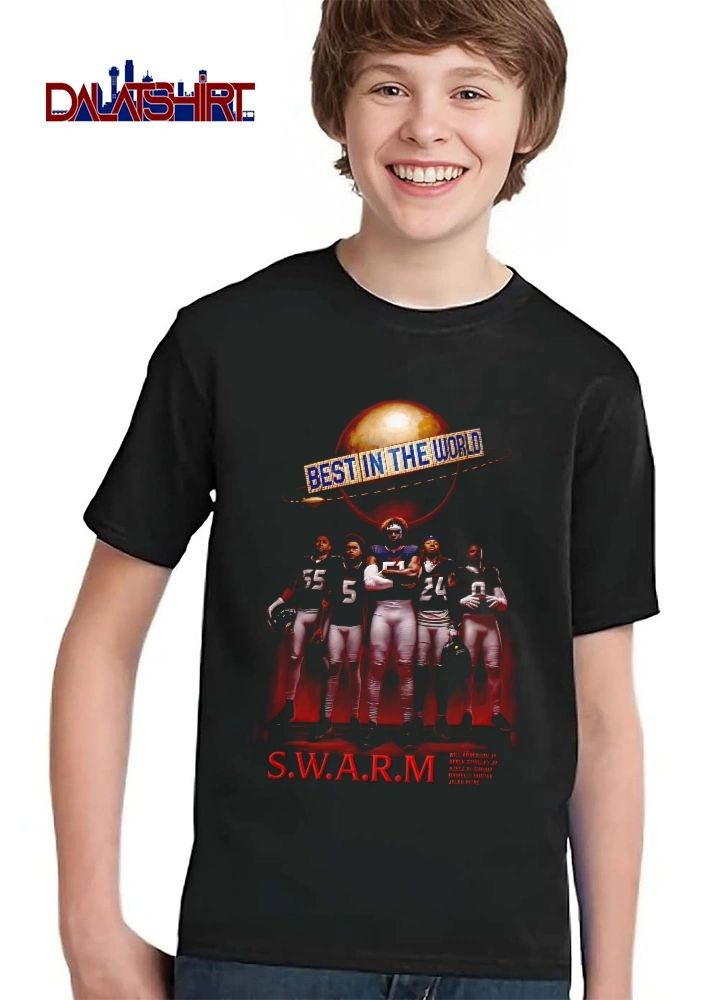 Swarm In The World Will Anderson Jr Derek Stingley Roster Five Football Players Planet Earth shirt