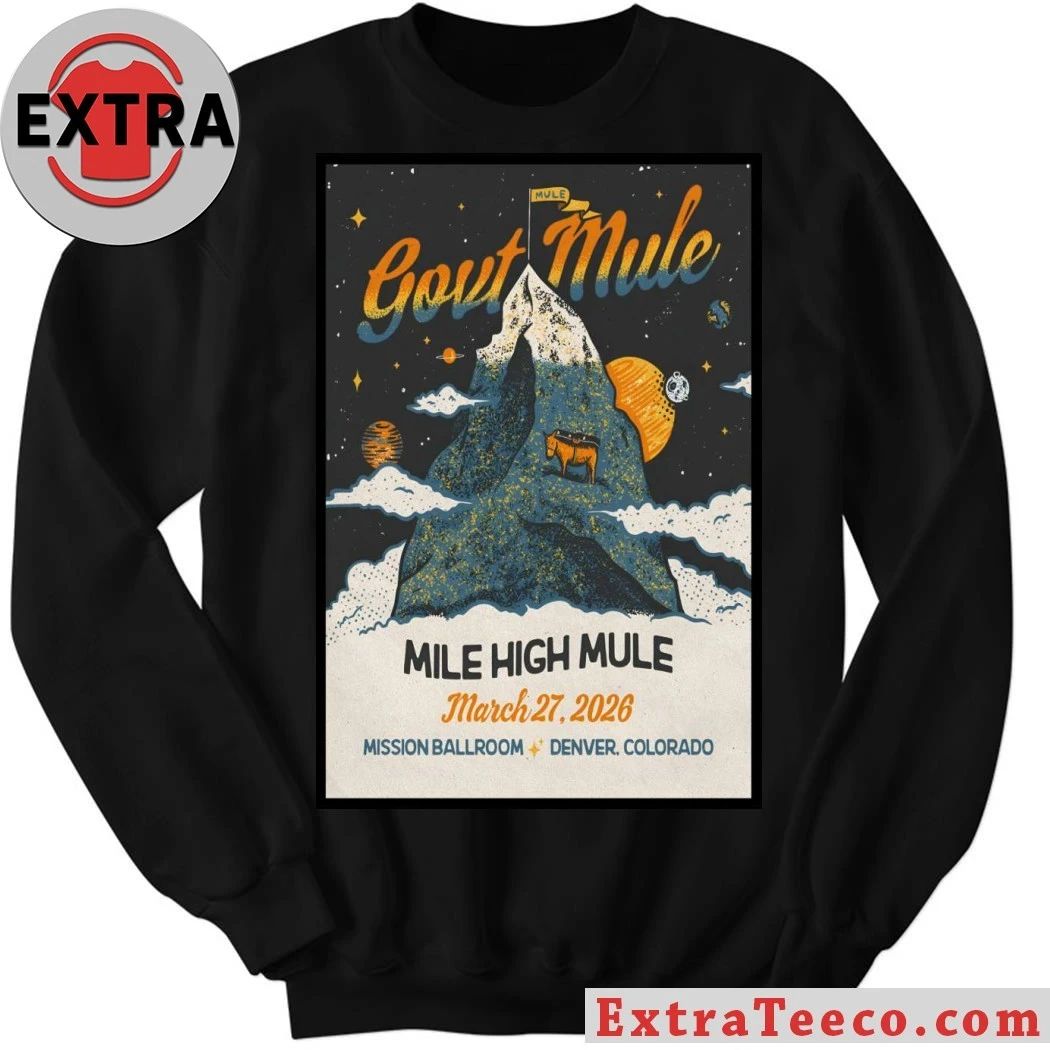 Original Gov’t Mule Denver CO 3 27 2026 Poster Shirt
