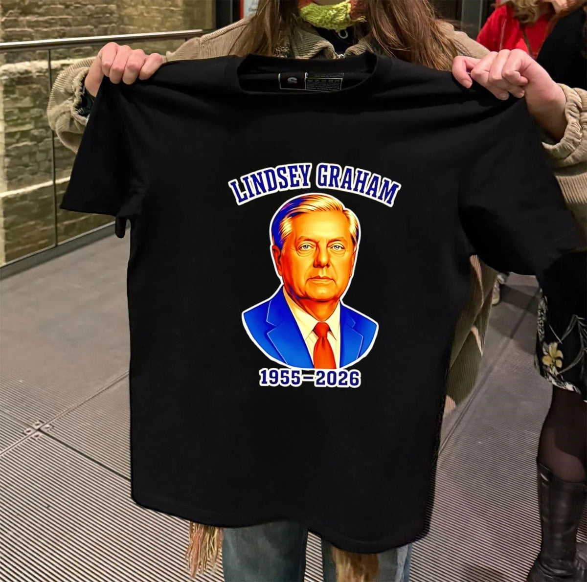 Funny Lindsey Graham 1955 to 2026 Memorial Tribute shirt