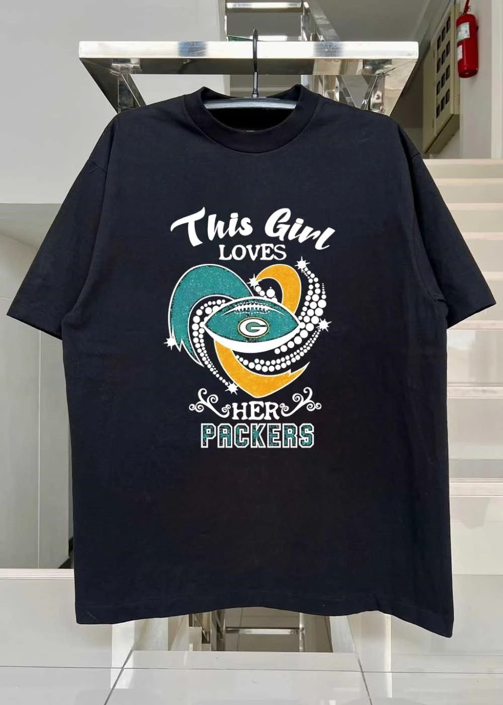 This Girl Loves Her Packers Football Fan Apparel Shirt