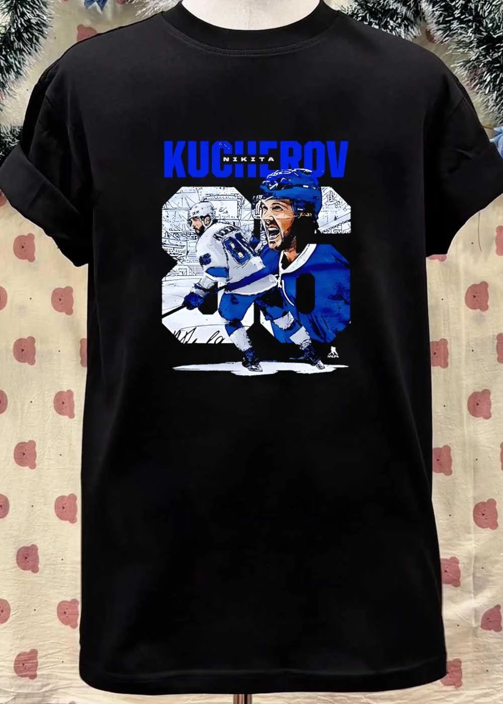 Nikita Kucherov Skating and Celebrating Tampa Bay Lightning T-Shirt