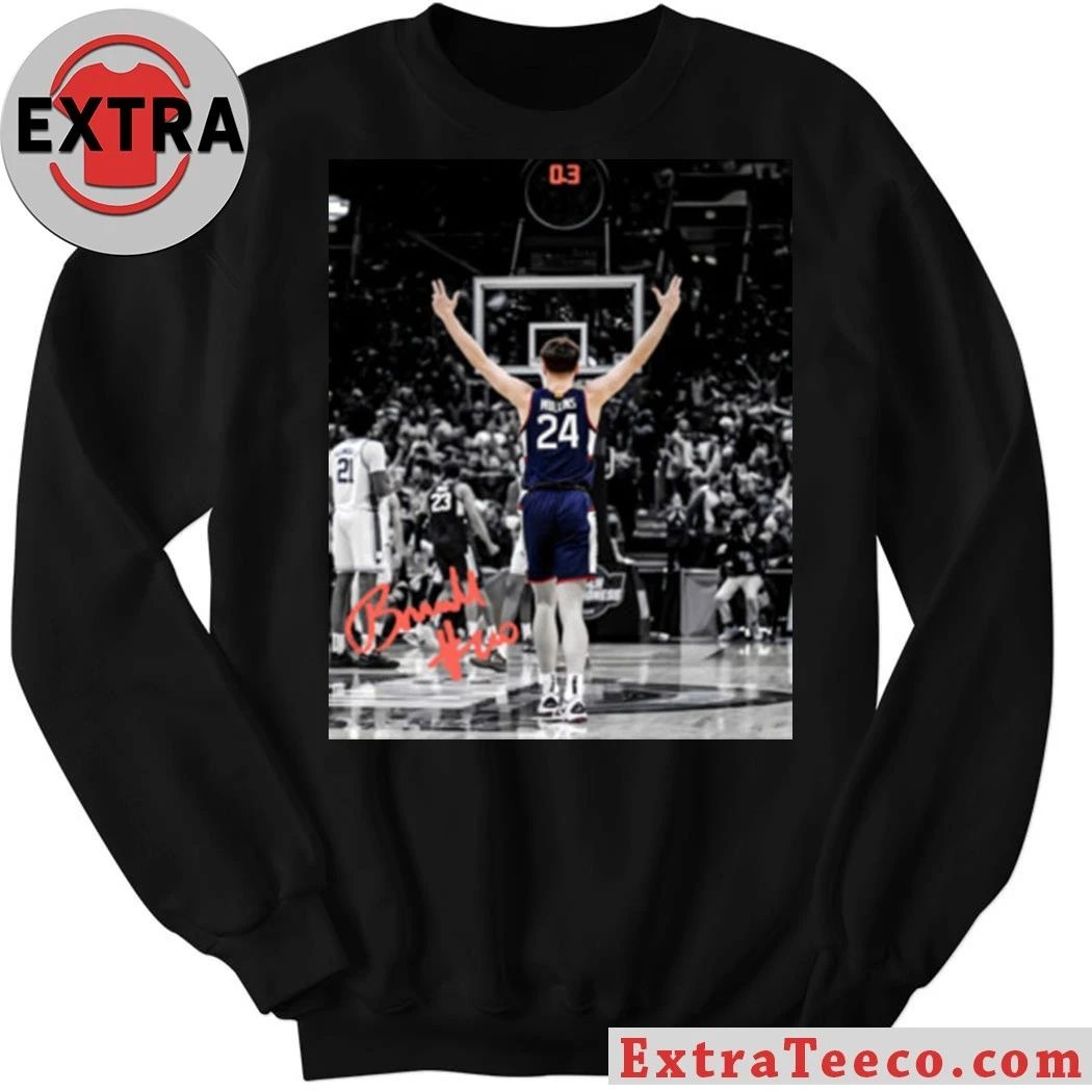 Braylon Mullins #24 Final- Four- 2026 Vintage Signature Graphic T-Shirt