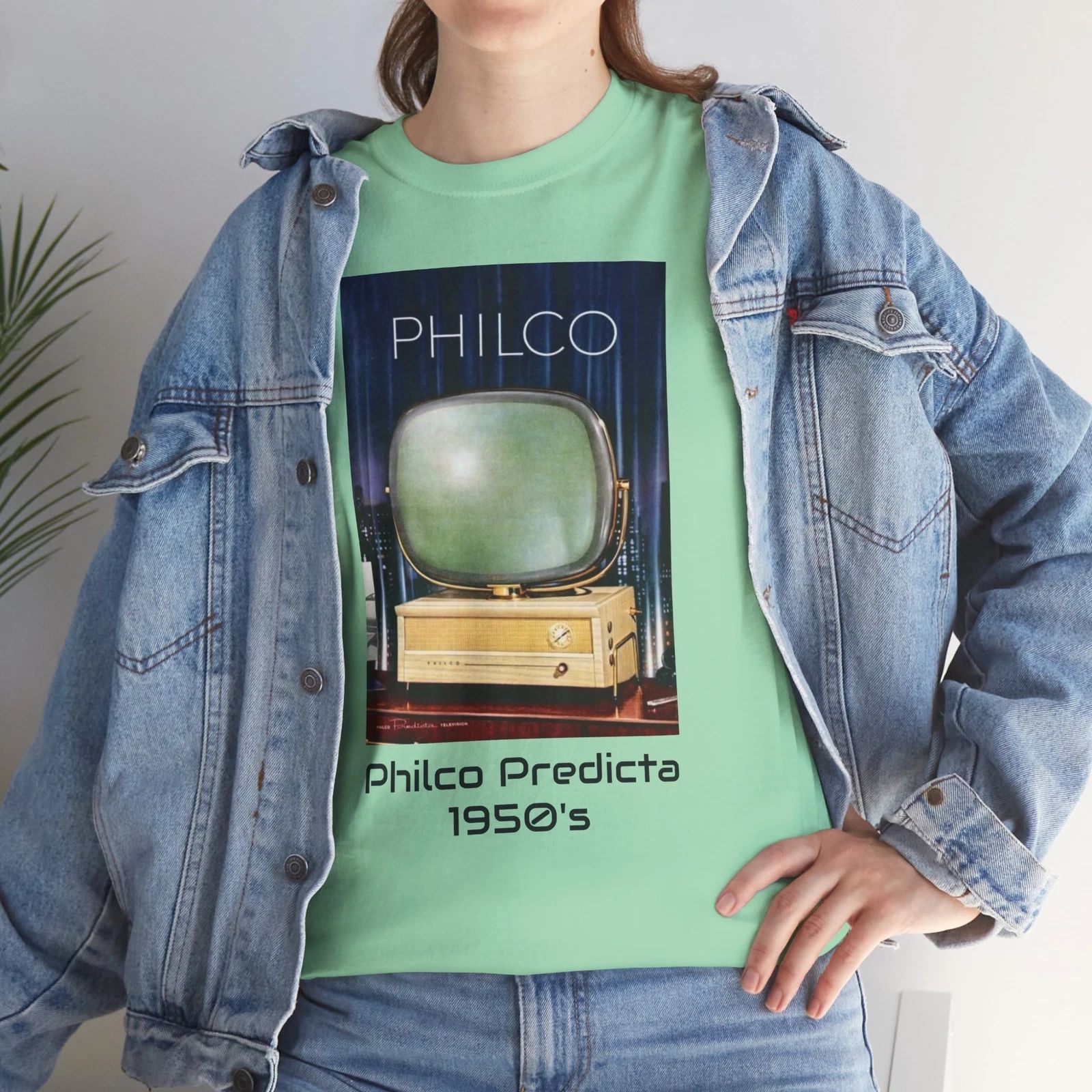 Philco Predicta Television Tee, Vintage Mid Century Modern Shirt, Unisex Cotton