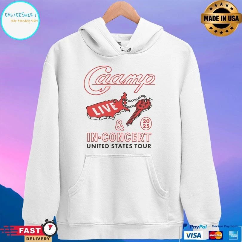 Brothers Keychain Caamp Live And In Concert United States Tour T-shirts