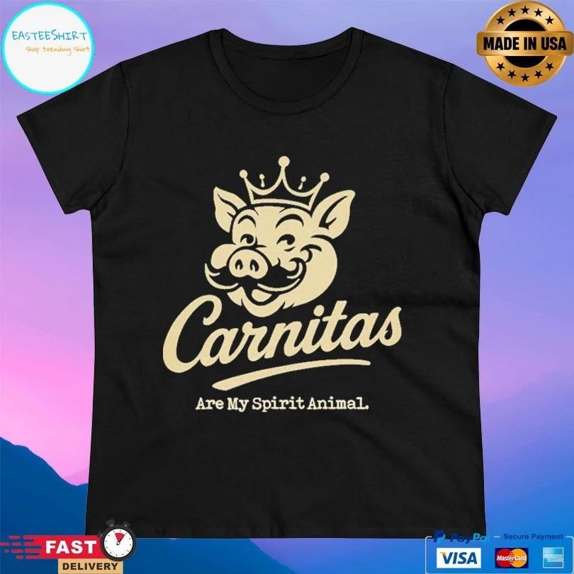 Carnitas Are My Spirit Animal Cookout Pig T-shirts