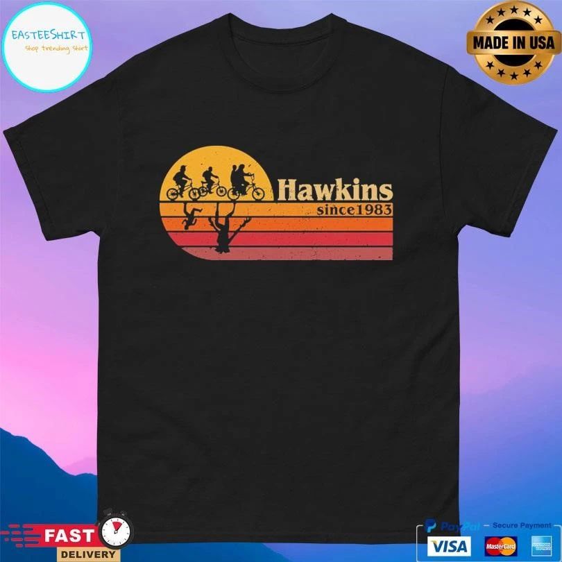 Vintage Hawkins Since 1983 T-shirts