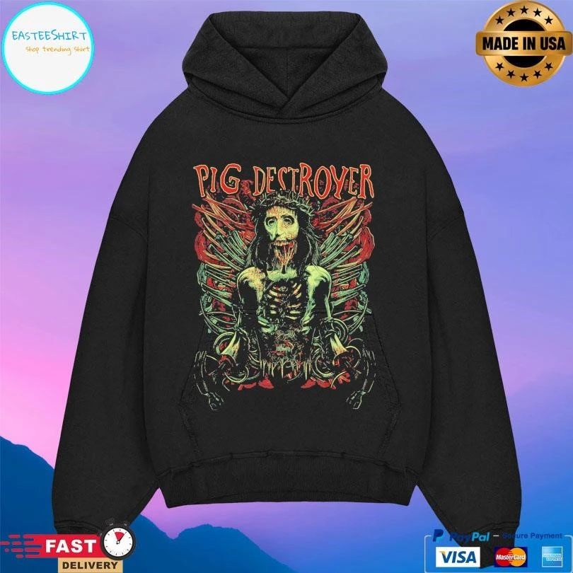Pig Destroyer Hammer Christ T-shirts